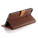 Scheam Xiaomi Mi Max 2 Wallet Leather Case with Protective Durable Anti-Scratch Shell Folio flip Cell Phone Cover Bag with Card Slots,Cash Pocket,Brown