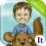 Luca Lashes The Brown-Eyed Boy with the Magic Eyelashes in Italian