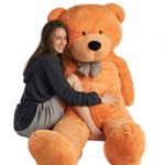 Giant Stuffed 80″ (6.7 Feet) Teddy Bear by Mr. Bear Cares – Unique Gift for a Loved One – Soft and Cuddly – Light Brown