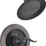 Delta Faucet Windemere Single-Function Shower Trim Kit with Single-Spray Shower Head, Oil Rubbed Bronze BT14296-OB (Valve Not Included)