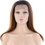 X-tress New Fashion Dark Brown Long Wavy Synthetic Lace Front Wig 26” Christmas Gift Nature Looking Glueless Heat Resistant Side Part Wig for Women Party Custom Costume