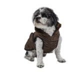 Scooter’s Friends Waterproof Dog Coat, Size 10, Golden Brown