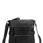 Scarleton Casual Double Zipper Crossbody Bag H1820