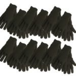 Cotton Jersey Work Gloves , 7792P12, Size: Cadet, Brown, by Midwest Gloves & Gear