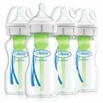 Dr. Brown’s Options+ Wide-Neck Baby Bottle, 9 Ounce, 4 Count