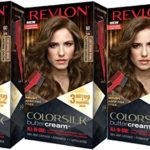 Revlon Colorsilk Buttercream Hair Dye, Light Natural Brown, 3 Count