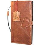 Genuine Leather Case for Samsung Galaxy Note 8 Book rustic Wallet magnetic closure cover Handmade rustic Retro Luxury cards slots strap vintage light brown Daviscase