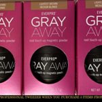 GRAY AWAY ROOT TOUCH-UP MAGNETIC POWDER *3 PACK* LIGHTEST BROWN NEW +FREE PROFESSIONAL TWEEZER