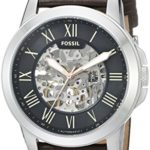 Fossil Men’s ME3100Grant Analog Display Automatic Self-Wind Brown Watch