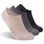 No Show Athletic Socks, ZEALWOOD Unisex Merino Wool Moisture Wicking Ultra-Light Running Socks,1/3 Pairs