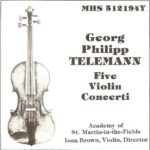 Telemann : Five Violin Concerti [RARE]