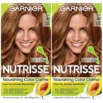 Garnier Hair Color Nutrisse Nourishing Creme, 63 Light Golden Brown (Brown Sugar), 2 Count