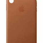 Apple Leather Case (for iPhone Xs Max) – Saddle Brown