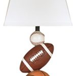 Ashley Furniture Signature Design – Nyx Sports Table Lamp – Children’s Lamp – Sports Fan – Brown