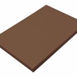SunWorks Construction Paper, Dark Brown,  12″ x 18″, 100 Sheets