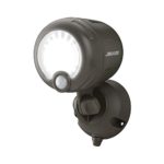 Mr. Beams MB360XT Wireless 200 Lumen Battery-Operated Outdoor Motion-Sensor-Activated LED Spotlight, Brown