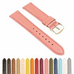 StrapsCo Classic Women’s Leather Watch Band – Quick Release Strap – 10mm 12mm 14mm 16mm 18mm 20mm 22mm 24mm