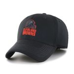 OTS NFL Cleveland Browns Wilder Center Stretch Fit Hat, Black, Large/X-Large