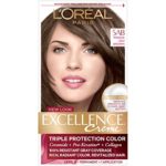 L’Oréal Paris Excellence Créme Permanent Hair Color, 5AB Mocha Ashe Brown, 1 kit 100% Gray Coverage Hair Dye