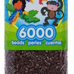 Perler Beads Fuse Beads for Crafts, 6000pcs, Dark Brown