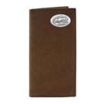 NCAA Florida Gators Light Brown Crazyhorse Leather Roper Concho Wallet, One Size