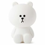 Line Friends Cute Remote Lamp – Brown Character Bedside Night Mood Light Desk Accessory