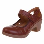 Sunhusing Spring Summer Hollow-Out Breathable Mother Shoes Mid Heel Dance Shoes Soft Bottom Dancing Shoes Brown