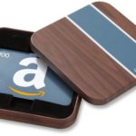 Amazon.com $100 Gift Card in a Brown & Blue Tin (Classic Blue Card Design)
