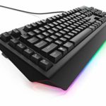 Dell Alienware Advanced AW Wired Gaming Mechanical Brown Switch Keyboard with RGB Ambient Lighting – 5 Programmable Macro Key Functions – Black