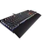 Corsair K70 RGB RAPIDFIRE Mechanical Gaming Keyboard – USB Passthrough & Media Controls – Fastest & Linear – Cherry MX Speed – RGB LED Backlit (Renewed)