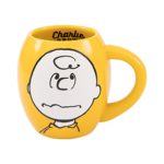 Vandor Peanuts Charlie Brown 18-Ounce Oval Ceramic Mug (85461)