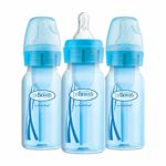 Dr. Brown’s Options+ Baby Bottles, 4 Ounce, Blue, 3 Count