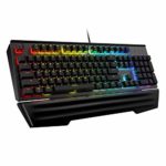 DREVO Durendal 104 Key Full Size Programmable Mechanical Gaming Keyboard Ergonomic Wrist Rest,True RGB Bakclight, Anti-Ghosting, DPC Software, USB Wired QWERTY Keyboard Brown Switch