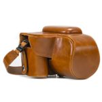 MegaGear “Ever Ready” Protective Leather Camera Case, Bag for Canon PowerShot SX50 HS (Light Brown)