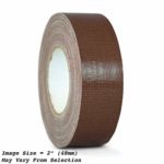 WOD CDT-36 Advanced Strength Industrial Grade Dark Brown Duct Tape, Waterproof, UV Resistant For Crafts & Home Improvement (Available in Multiple Sizes & Colors): 2 in. x 60 yds. (Pack of 1)
