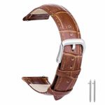 Vetoo Leather Watch Bands, 24mm 22mm 20mm 18mm 16mm Quick Release Classic Genuine Leather Replacement Strap, Wristband for Men and Women