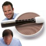 DermMatch Waterproof Hair Loss Concealer. Naturally Thicker Than Hair Fibers & Spray Concealers. (Medium Brown)