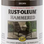Rust-Oleum 239073 Hammered Metal Finish, Brown, 1-Quart (Packaging may vary)