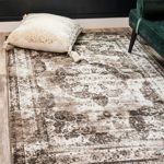 Unique Loom Sofia Collection Traditional Vintage Light Brown Area Rug (7′ x 10′)