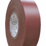 TradeGear SINGLE ROLL BROWN MATTE Electrical Tape, Colored Durable Adhesive, Waterproof PVC, Rubber Resin, UL Listed, 60′ x ¾“x 0.07″, Suitable for Use At No More Than 600V and 80°C