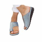 Dressin Women’s Sandals 2019 Women Comfy Platform Sandal Shoes Summer Beach Travel Shoes Fashion Sandal Slipper Flip Flop Light Blue