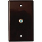 Datacomm 32-2024-BR 2.4 GHz Coax Wall Plate (Brown)