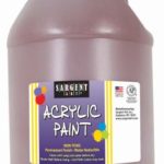 Sargent Art 22-2788 64-Ounce Acrylic Paint, Brown