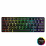 HK Gaming – GK61 Hot Swappable Mechanical Keyboard – 61 Keys Multi Color RGB Illuminated LED Backlit Wired Gaming Keyboard, Waterproof Programmable, for PC/Mac Gamer, Typist (Gateron Optical Brown)