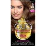 Garnier Olia Ammonia-Free Brilliant Color Oil-Rich Permanent Hair Color, 6.3 Light Golden Brown (1 Kit) Brown Hair Dye (Packaging May Vary)