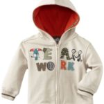 Watch Me Grow! by Sesame Street Baby Boys’ Team Work Hooded Jacket, Brown Light/Pastel, 24 Months