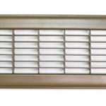 4″ X 10″ Floor Grille – Fixed Blades Air Grill – Brown [Outer Dimensions: 5.75 X 11.75]