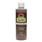 Apple Barrel Gloss Acrylic Paint in Assorted Colors (8 oz), 21058E Gloss Real Brown