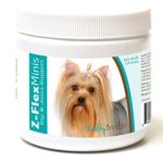 Healthy Breeds Z Flex Minis Dog Hip & Joint Supplement Soft Chews For Yorkshire Terrier, Light Brown – Over 100 Breeds – Small Breed Formula – Glucosamine Chondroitin Msm Omega – 60 Count