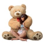 HollyHOME Teddy Bear Stuffed Animal Giant Bears Plush Light Brown 60 Inches